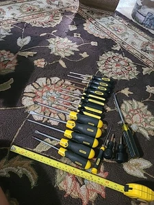 Stanley Screwdriver Lot Of 17 - Picture 1 of 9