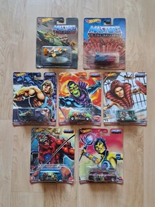 Hot Wheels Masters of the Universe He-Man Set Skeletor Land Shark Wind Raider - Bild 1 von 2