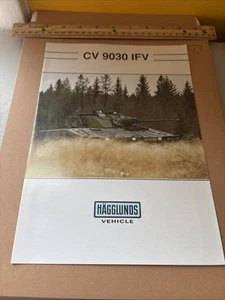 Vintage Hagglunds CV9030 CV 9030 IFV Swedish Military Combat Vehicle Brochure - Picture 1 of 3