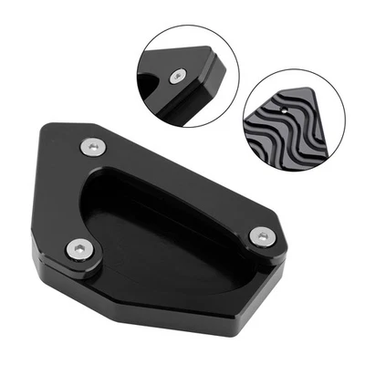 Kickstand Enlarge Plate Pad fit for Suzuki V-strom 650 DL650 XT 2011-2024 Black Foto 1 de 4