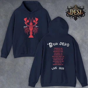Devo & The B-52’s Cosmic De-Evolution Tour 2025 Double Sided Hoodie - Bild 1 von 5