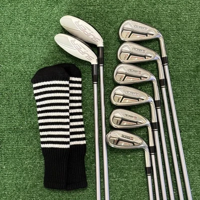 VGC! Adams Idea Super S Iron Set 4H-5H-6-7-8-9-P-S, Senior A-Flex Graphite, RH - Image 1 of 4