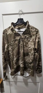 Realtree Herren 1/4 Reißverschluss Pullover Camouflage Herren Größe Large - Bild 1 von 13