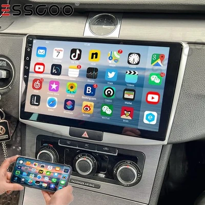 10" For VW Passat B6 B7 CC 2010-2015 Car Radio Stereo WiFi CarPlay GPS BT 4+64GB - Image 1 of 4