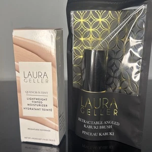 LAURAgeller QUENCH-N-TINT FEUCHTIGKEITSSPENDENDE FOUNDATION LIGHT & Pinsel kostenloser Versand A19 - Bild 1 von 4
