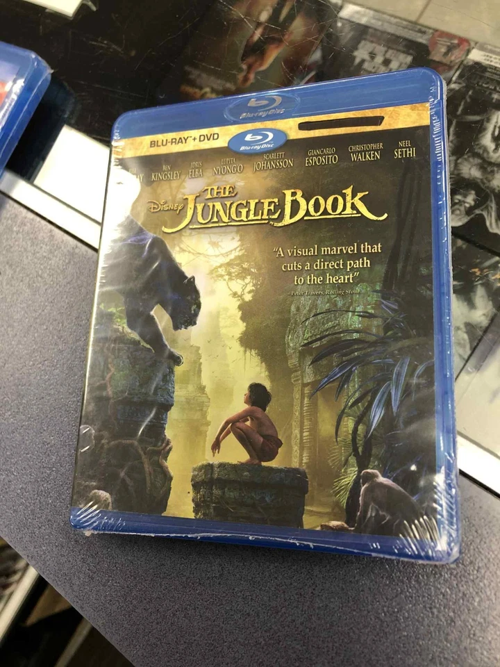The Jungle Book (Bill Murray) Blu-Ray/DVD Good Condition BILINGUAL A NTSC 2016 - Image 1 of 1
