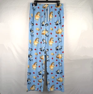 Bluey blau Unisex Medium Fleece Lounge Pyjamahose Medium elastisch Cartoon - Bild 1 von 8