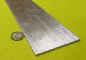 6061 T651 Aluminum Bar .125" (1/8") Thick x 3.50" Wide x 72" Length - Picture 1 of 12
