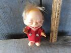 Soft Rubber Made In Japan Toy Doll With Red Shirt Unique Rare Toy