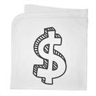 'Dollar Symbol' Cotton Baby Blanket / Shawl (BY00006979)