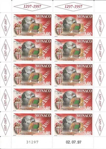 Timbre de Monaco feuille complète du N° 2126 neuf ** MNH - Imagen 1 de 1