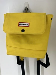 HUNTER for Target Women's Medium Yellow Waterproof Backpack Tote FREE SHIP - Picture 1 of 5