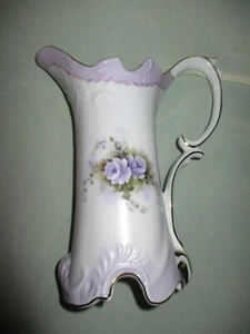 Beautiful Antique China Pitcher - - LOOKS VERY OLD - BEAUTIFUL 8 1/2 " TALL. - Picture 1 of 1