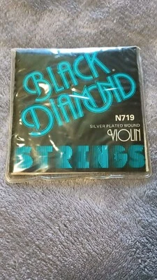 Vintage Black Diamond Violin Strings N719 - Image 1 of 2