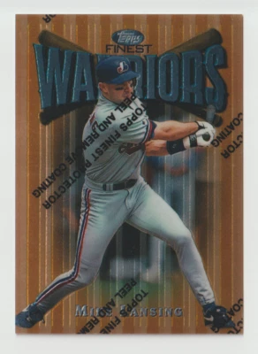 1997 Topps Finest Baseball #69 Mike Lansing B - Montreal Expos - Image 1 of 2