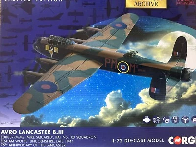 Corgi 1/72, Avro Lancaster B.III, RAF No 103 Sqdn, 75th Anniv - Image 1 of 4