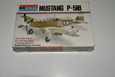 RB Monogram Mustang P-51B Modello In Scala 1/72 - Nuovo/Scatola Aperta (QPR30) - Immagine 1 di 2
