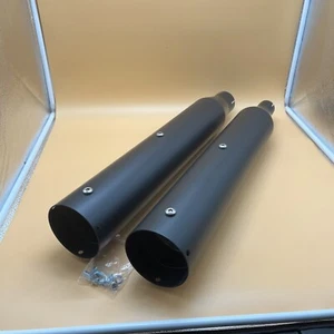 TA@A.23 Rush Racing Exhaust Mufflers Black 3” Big Louie Part No. 32S15-300 - Picture 1 of 8