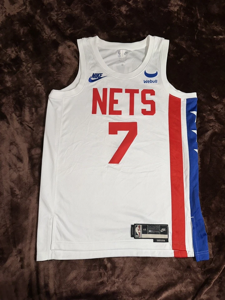 Brooklyn Nets Kevin Durant White Blue Red Swingman Nike Jersey Mens Size Small