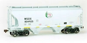 American Limited 2048 First Union Rail WSOX Trinity 2-Bay Covered Hopper HO Scal - Picture 1 of 2