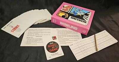HOYLE BOWLING Card Game (Stancraft 1971) Vintage Sport Series Games COMPLETE - Image 1 of 4