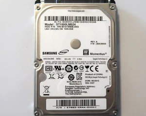 Samsung ST1000LM024 HN-M101MBB/AV2 2BA30003 (S30C) E7083-G94A 2.5" 1TB 06/2015 - Imagen 1 de 1