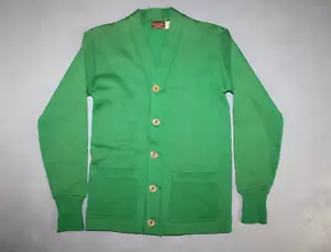 Vintage 50s Wilson Sports Blank Letterman Varsity Cardigan Sweater Made In USA S - Bild 1 von 6