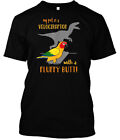T-shirt NEW LIMITED Birb Memes śmieszny Sun Conure My Pet is a Velociraptor