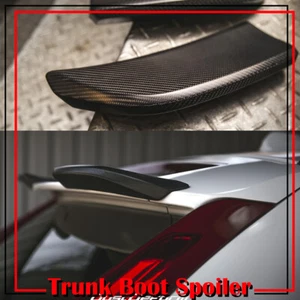 08-17 Fit FOR VOLVO XC60 Hatchback T6 Rear Trunk Boot Spoiler 2 Piece Carbon - Bild 1 von 3