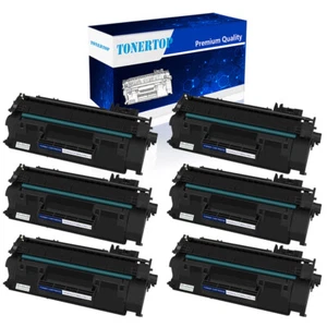 6x Cartucho de tóner CE505A compatible para HP LaserJet P2035n P2050 P2055x P2055dn - Imagen 1 de 19