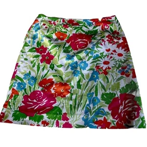 Falda Lauren Ralph Lauren Mujer’s 4 Floral Multicolor Vacaciones - Imagen 1 de 7