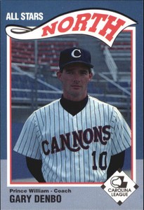1990 Carolina League All-Stars #19 Gary Denbo