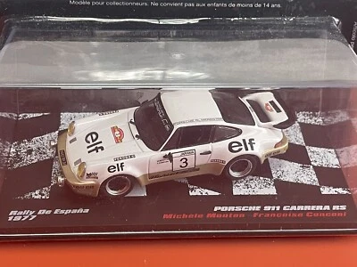 COCHE 1/43, ALTAYA, MODELO PORSCHE 911 CARRERA RS. RALLY DE ESPAÑA 1977. - Imagen 1 de 3