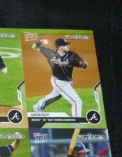 2020 TOPPS NOW ATLANTA BRAVES POSTSEASON NL EAST CHAMPIONS AUSTIN RILEY PS-78