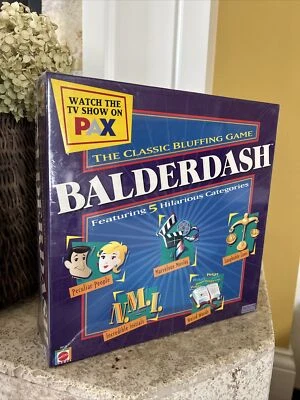 NEW 2003 Balderdash: The Classic Bluffing Game Board Game Factory Sealed - Image 1 of 4