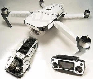 DJI Mavic Gloss White Ultimate Graphic Wrap kit -Underside Decal Skin Sticker - Picture 1 of 4