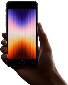 Apple iPhone SE 3a Generación (2022) 64 GB Medianoche Desbloqueado Cualquier Operador En Todo el Mundo - Imagen 1 de 4