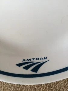 CORELLE AMTRAK 9 INCH LUNCH PLATE x 1 NEW OLD STOCK FREE USA SHIPPING - Picture 1 of 5