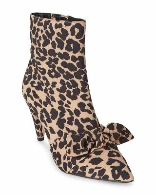 ISAAC MIZRAHI  Tan Tessa Leopard Ankle Booties - Size 7M - Image 1 of 4