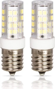 Simba Lighting LED E17 Microwave Appliance Light Bulb (2 Pack) 6000k Daylight  - Picture 1 of 9