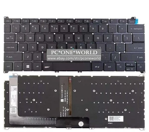 New US backlit Keyboard For Acer SFG14-71T N23C6 SFG14-72 N23C11 SFG14-73T N24H1 - Picture 1 of 4