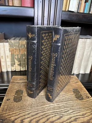 Easton Press 2 VOL HORROR CLASSICS Dracula ~ Frankenstein ~ SEALED NEW 🔥 Foto 1 de 4