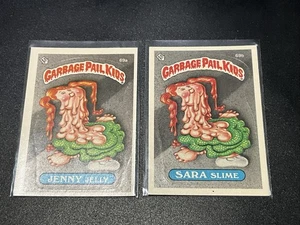 Serie 2 GPK Spazzatura Bambini 1985 OS2 69aJENNE JELLY 69b SARA SLIME - Foto 1 di 5
