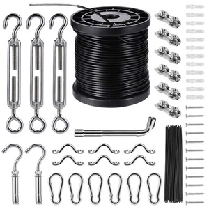String Lights Hanging Kit,Globe String Lights Suspension Kit,Outdoor Light Gu... - Picture 1 of 6