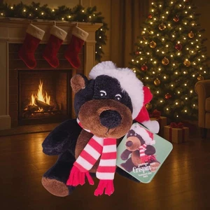 Peluche de Navidad exclusivo de Sears Crispin Bear 2010 con etiqueta - Imagen 1 de 5