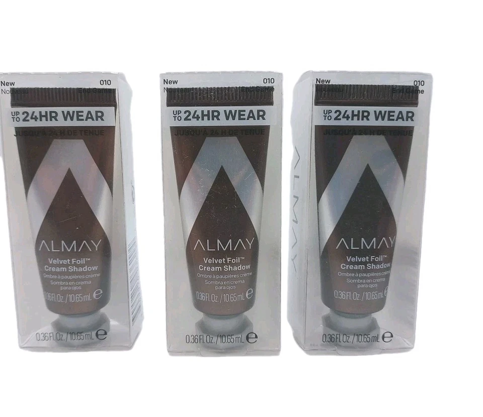 2 Almay Velvet Foil Cream Shadow 24 HR Wear # 010 End Game