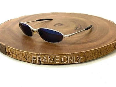 Oakley Sunglasses A Wire 2.0 Frames Only Silver No Lenses Front Logo - Image 1 of 4