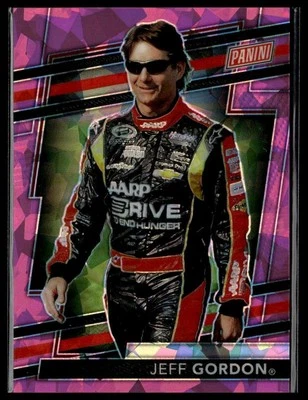 2024 Panini National Sports  VIP Party #59 Jeff Gordon Pink Sparkle #/88 - Image 1 of 2