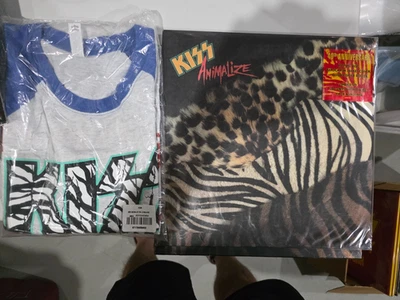 KISS Animalize 40th Anniversary Picture Vinyl Limited Edition w/ Medium Raglan - Image 1 of 4