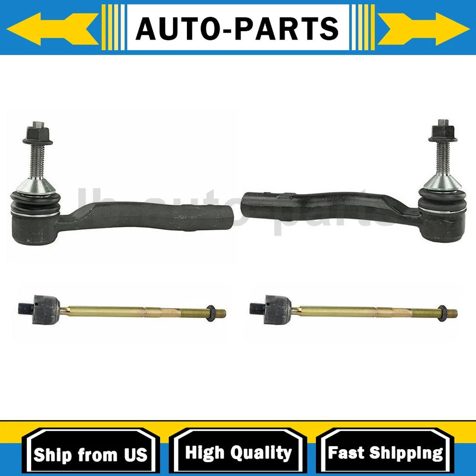 Extremo de barra de amarre de dirección exterior interior delantero 4x para Lincoln Town Car 2003-2005 Foto 1 de 4